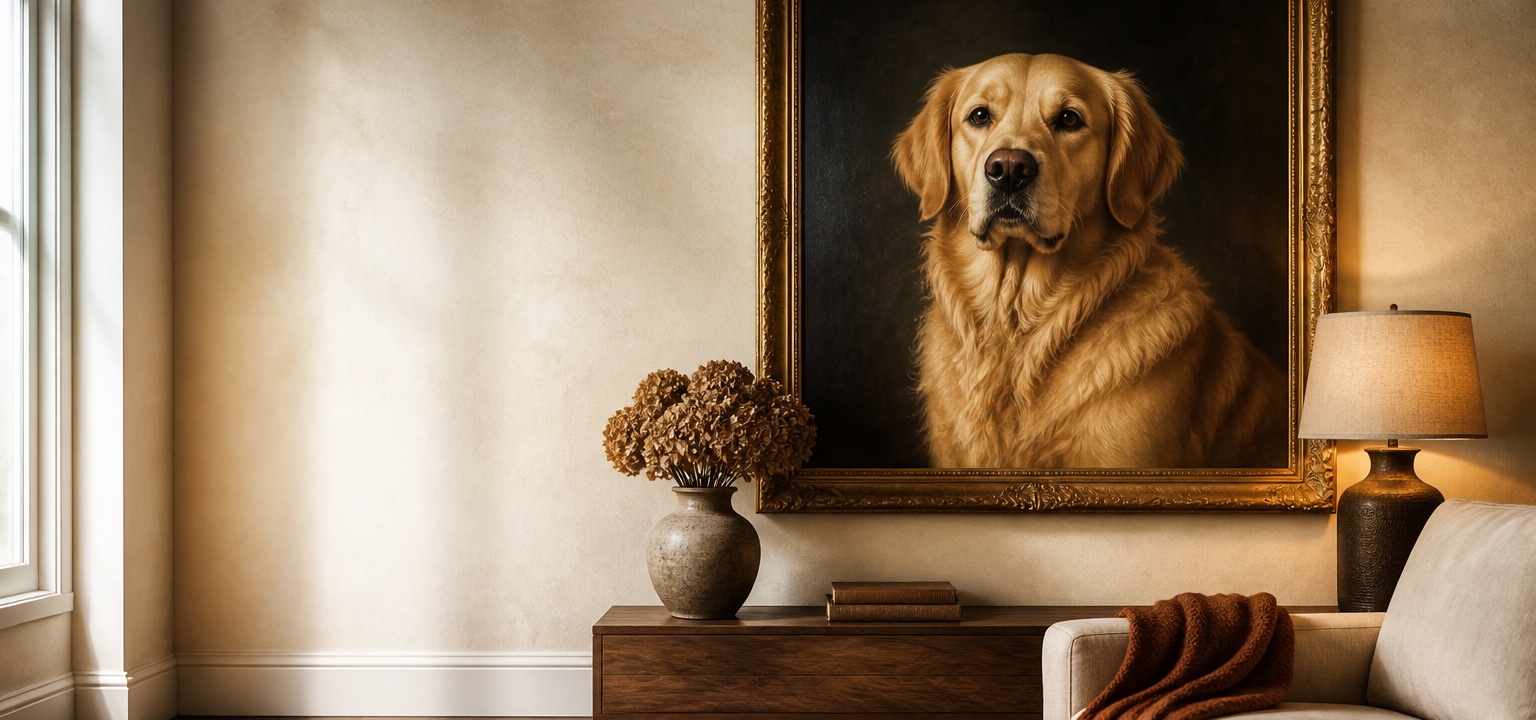 Studio companion portrait